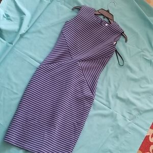 Calvin Klein Atlantis Multi Stripe Dress